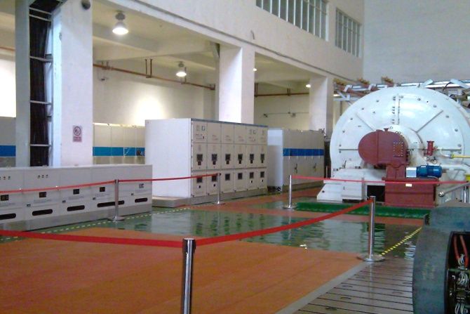 新型15相感應電機試驗現場 新型15相感應電機試驗現場