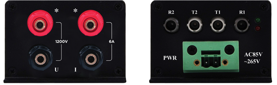 DP800數字功率計接線端子說明