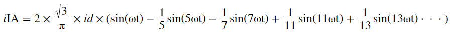 第一整流橋網側電流傅里葉級數展開 第一整流橋網側電流傅里葉級數展開