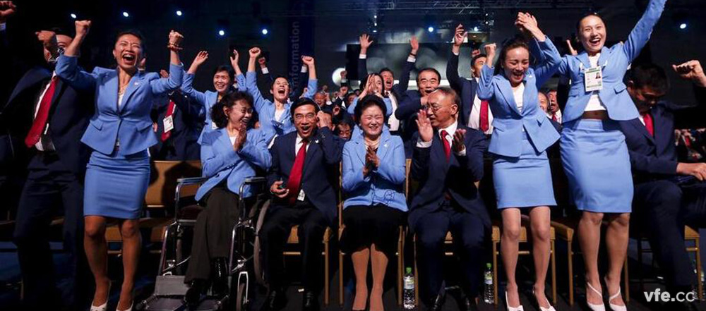 北京獲得2022年冬奧會舉辦權 北京獲得2022年冬奧會舉辦權