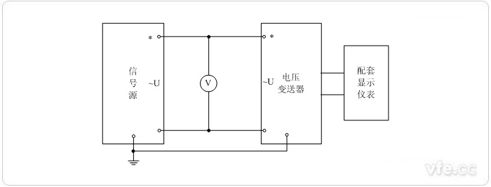 數字輸出電壓變送器電壓校準接線圖 數字輸出電壓變送器電壓校準接線圖