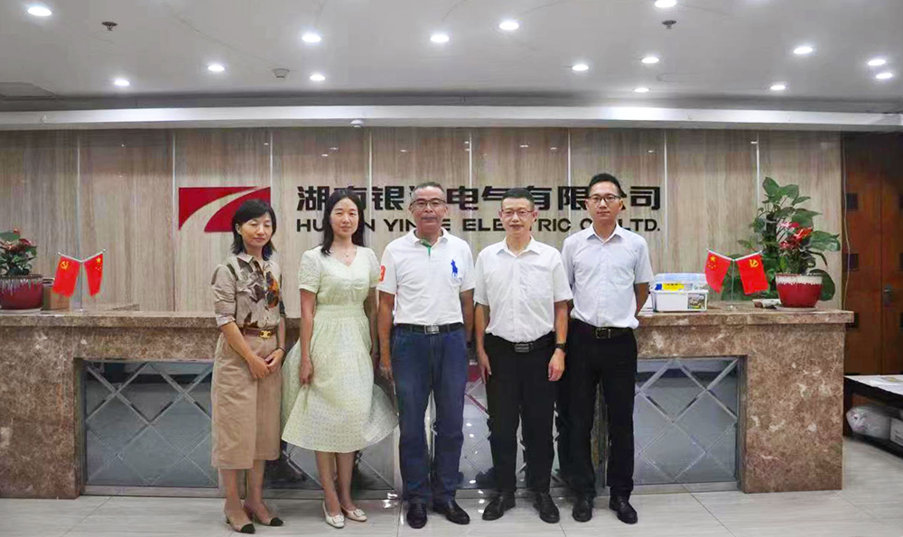 湖南省儀器儀表行業協會秘書長徐振軒一行蒞臨銀河電氣調研