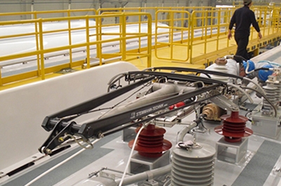 中國中車受電弓在線檢測系統